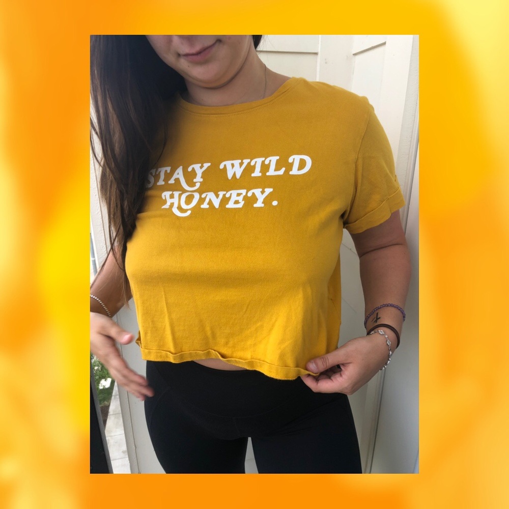 “Stay Wild Honey” Vibe N’ Crop Top